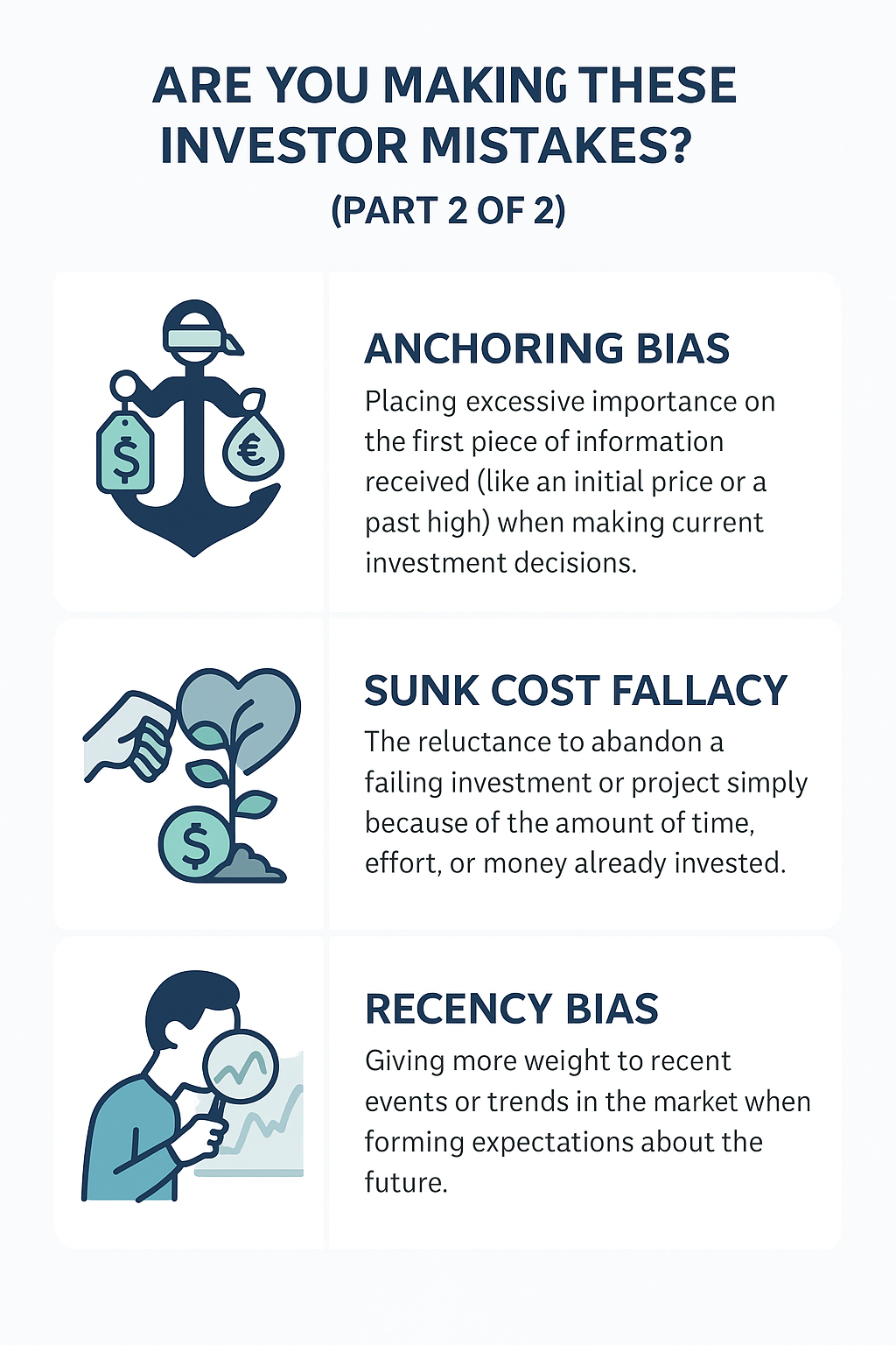 4-1 4 - TheFinSense An illustration depicting an overconfident investor, a key trap in investor psychology.