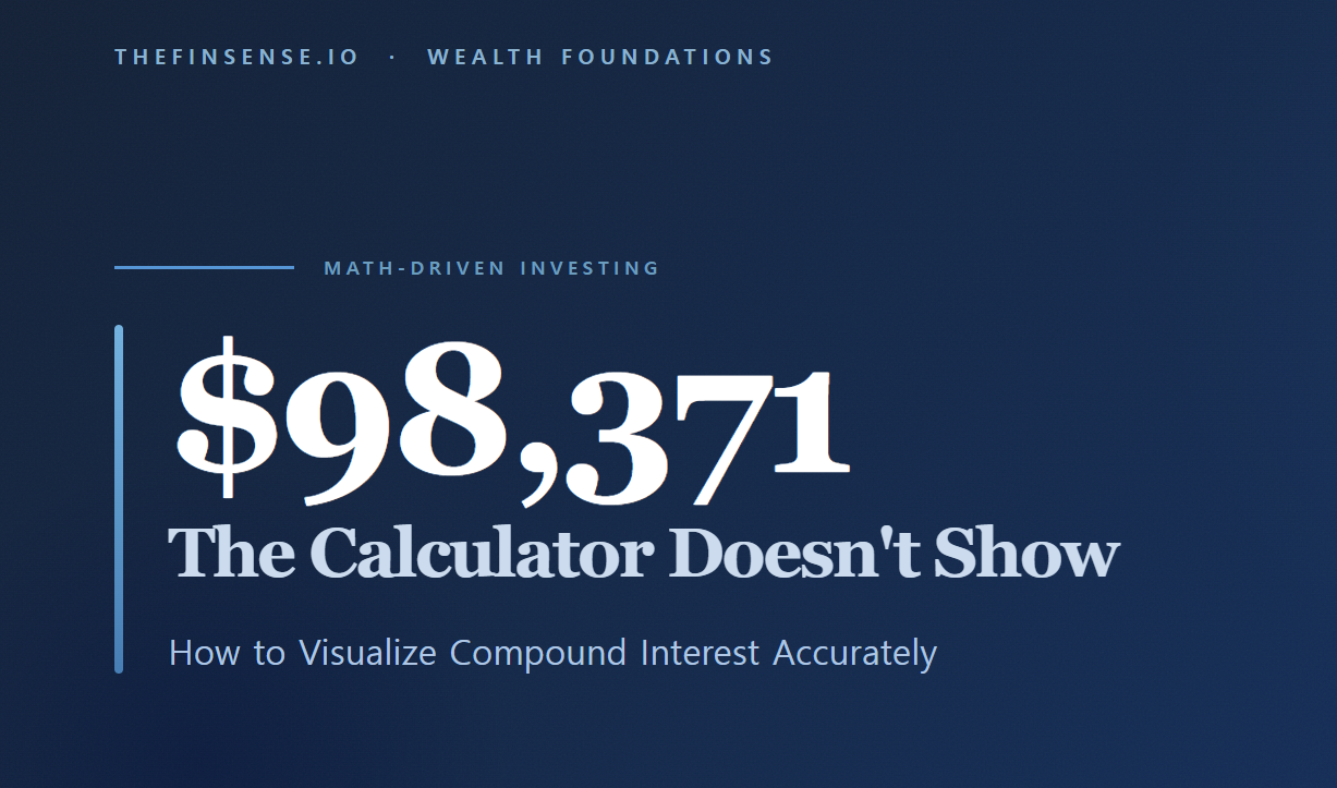 visualize compound interest featured image showing 98371 dollar friction gap
