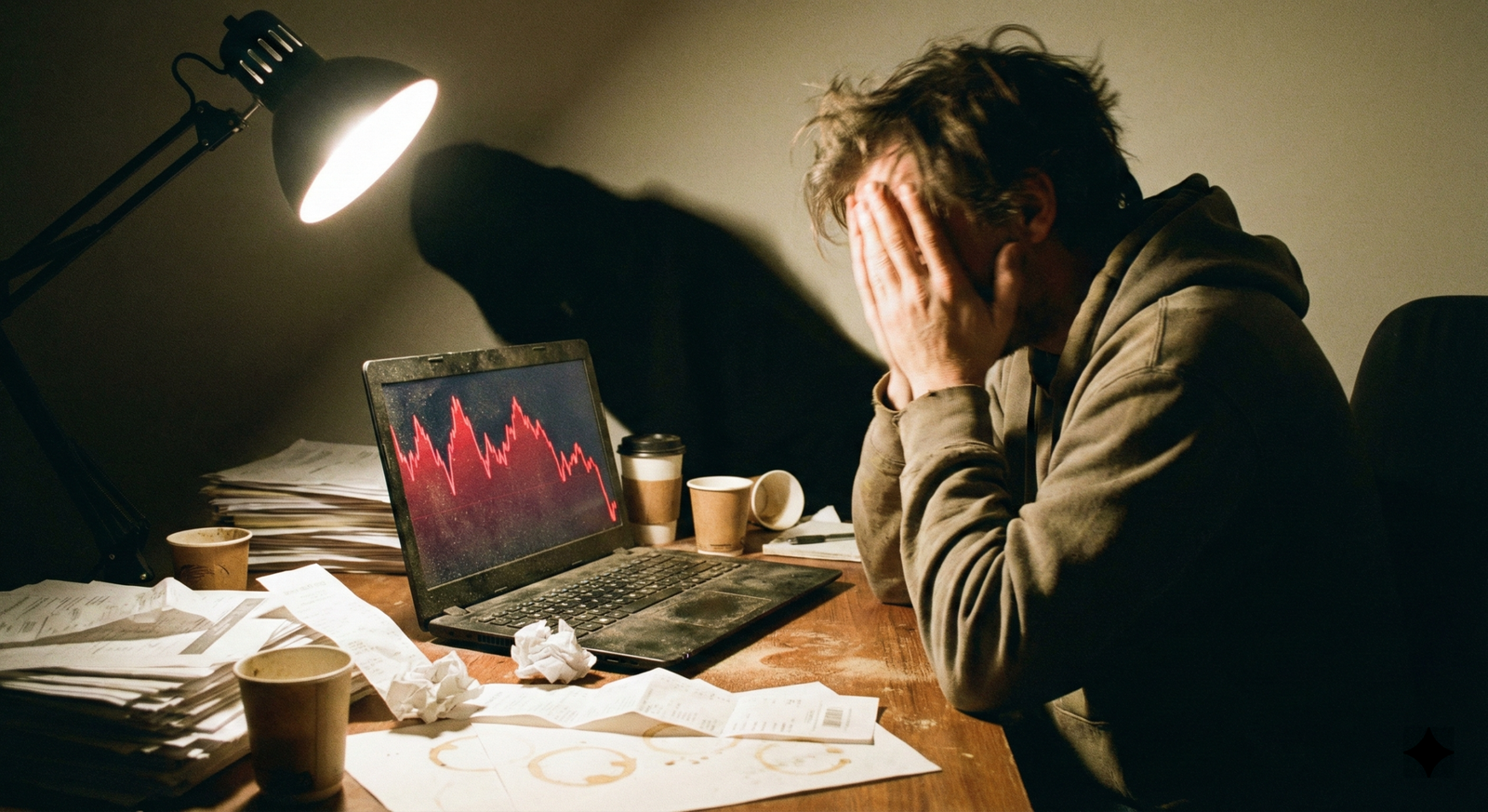 Staring at daily stock charts triggers pure panic.