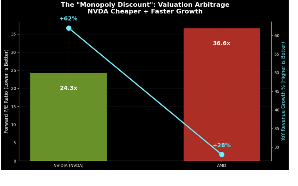 visualization of the P/E divergence
