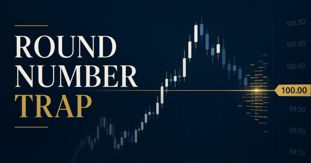 Support and Resistance at Round Numbers: What the Data Actually Shows 2 Support and resistance at round numbers shown as clustered trading activity rather than a guaranteed price reversal