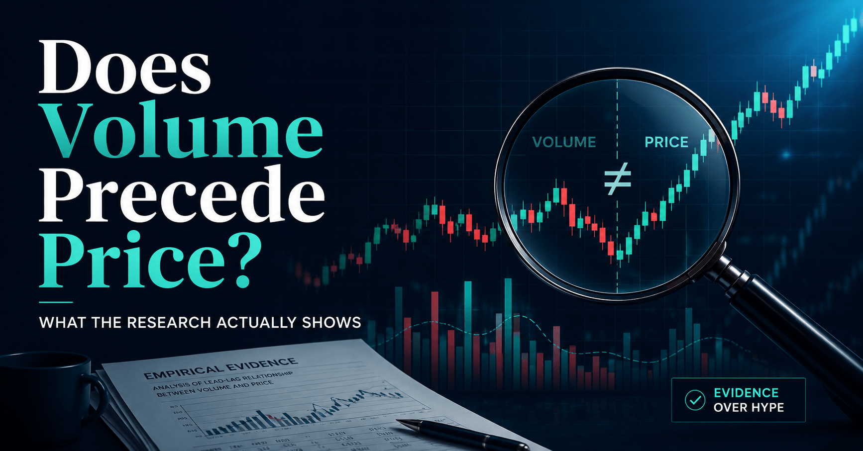 TheFinSense logo for volume precedes price research article