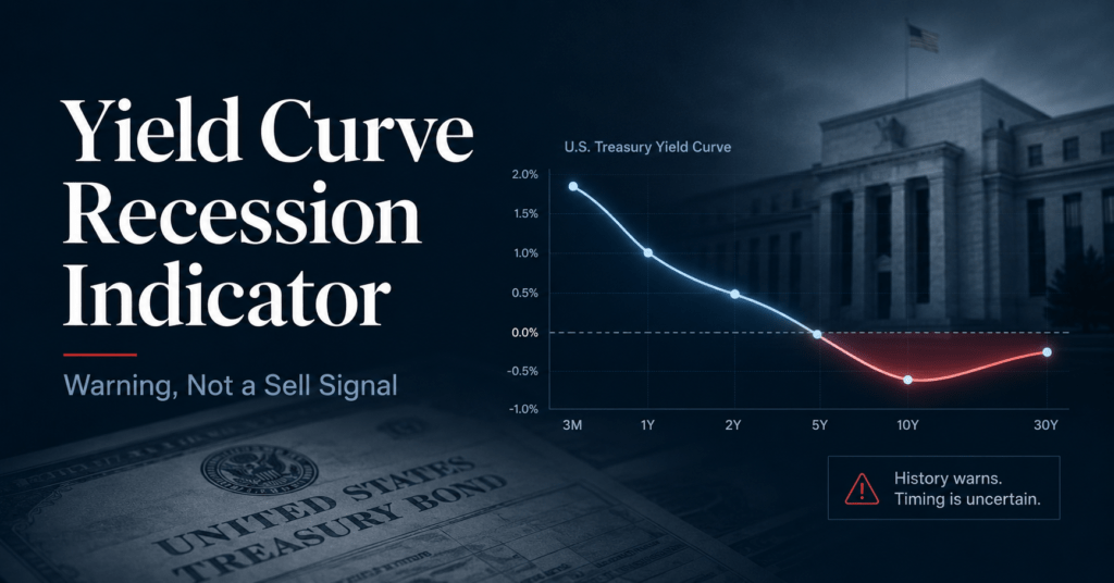 Yield Curve Recession Indicator: Warning, Not a Sell Signal 4 Yield curve recession indicator showing short Treasury yields above long Treasury yields